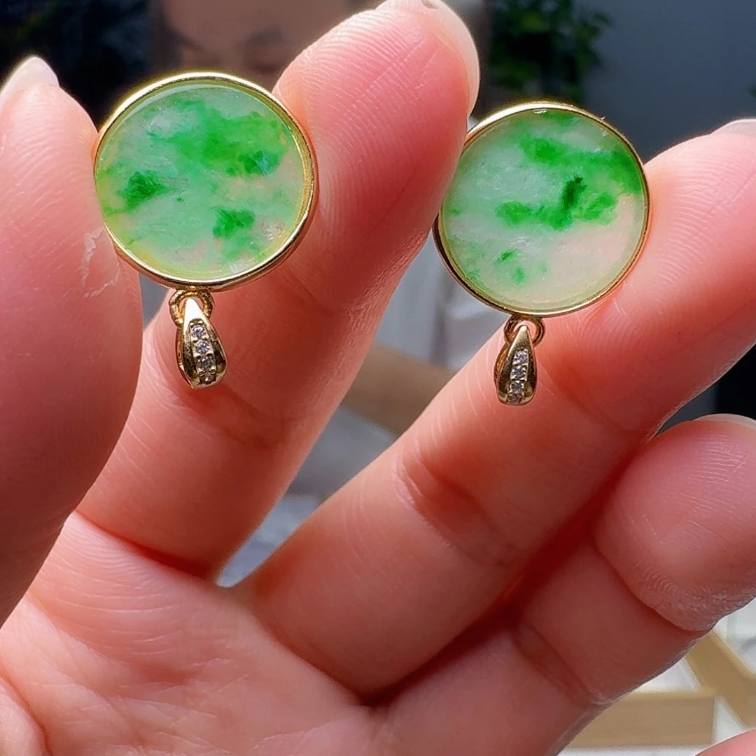 翡翠银S925镶嵌吊坠(不含链)多样性发货其一