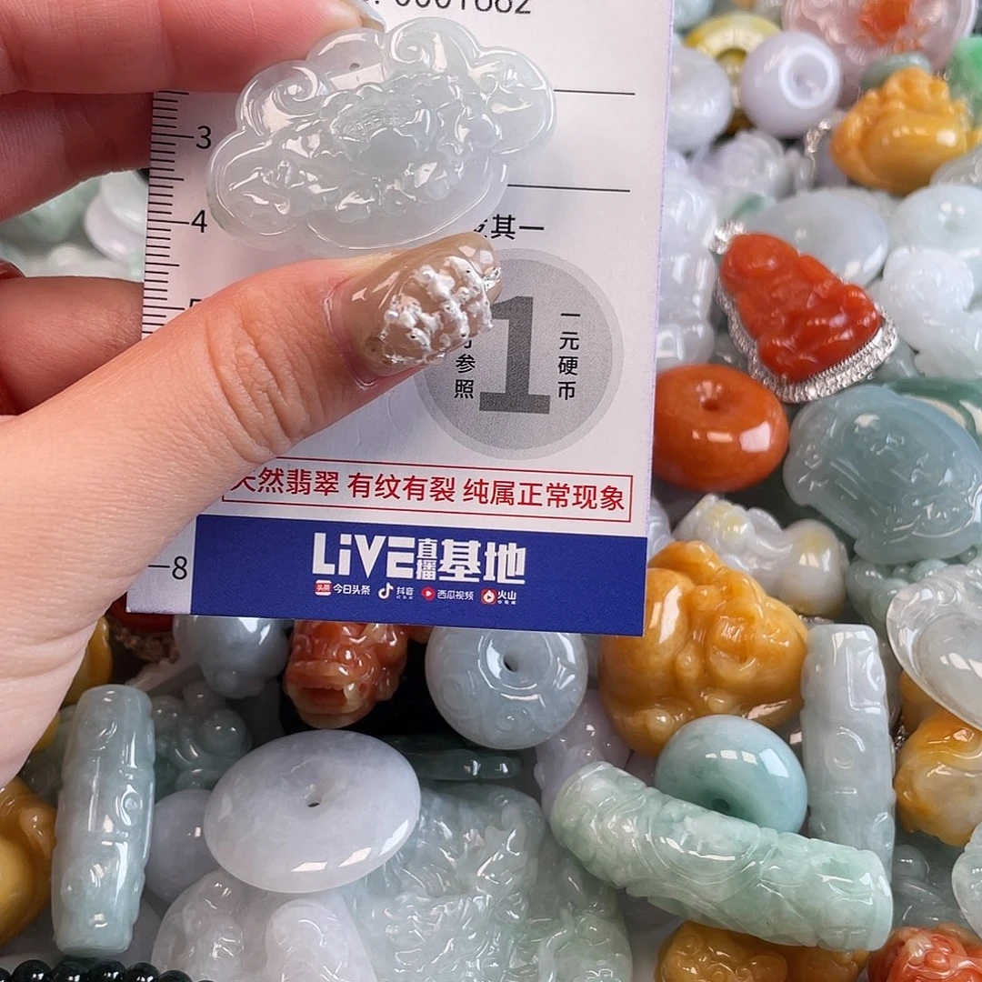 翡翠未镶嵌颈饰1662