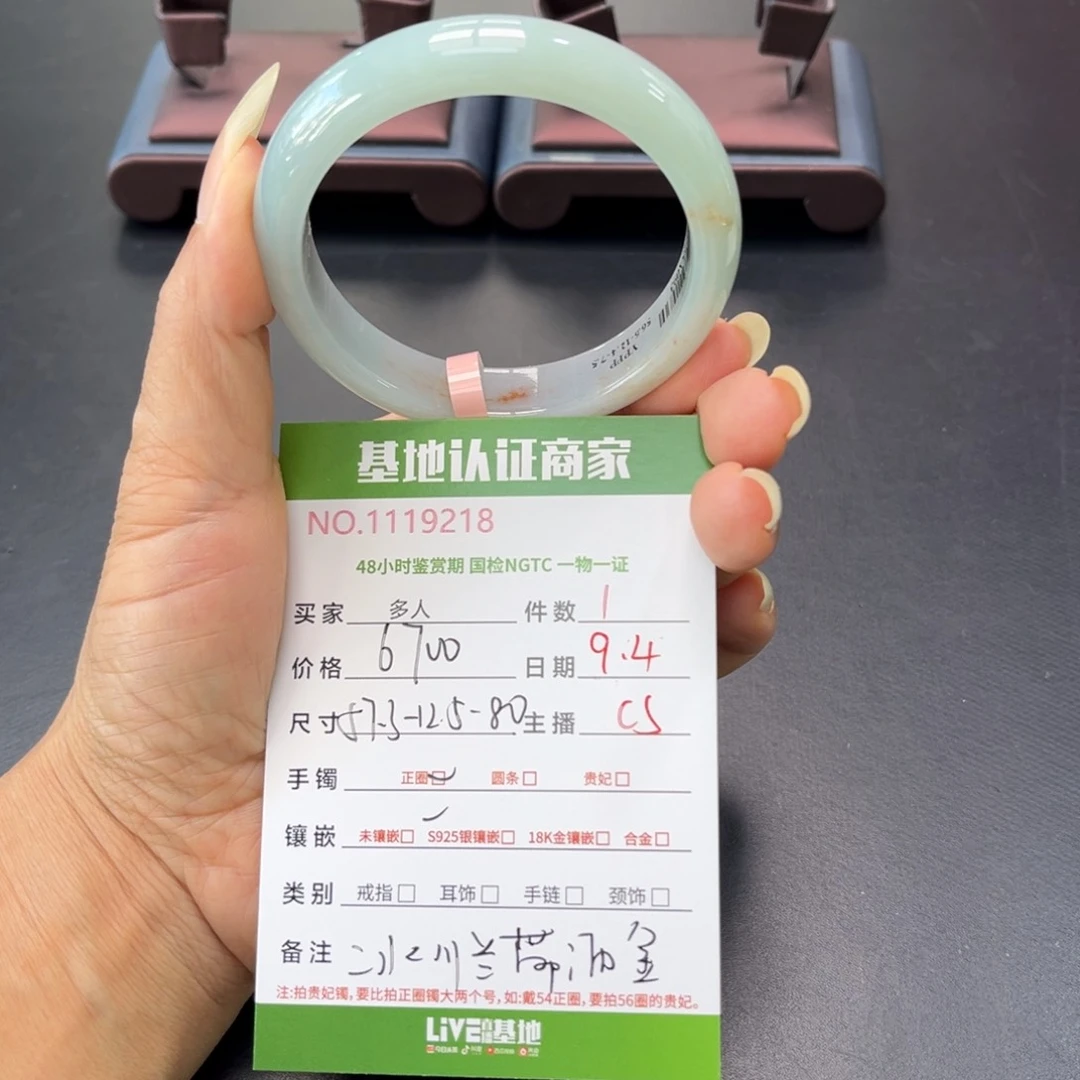 未镶嵌手镯翡翠多人