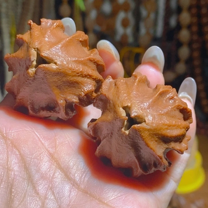 野生金刚杵橄榄核把件3850