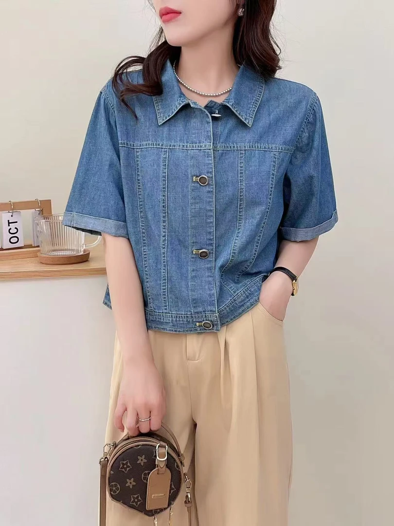 【901-999】25年新款春季复古上衣气质衬衫休闲印花衬衣百搭款减龄