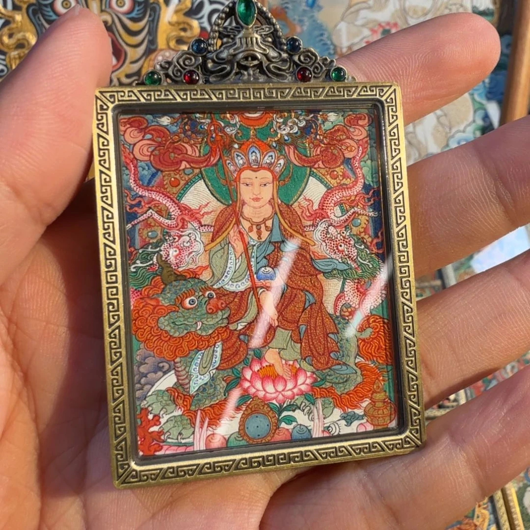 吊坠藏卡地藏 纯手绘