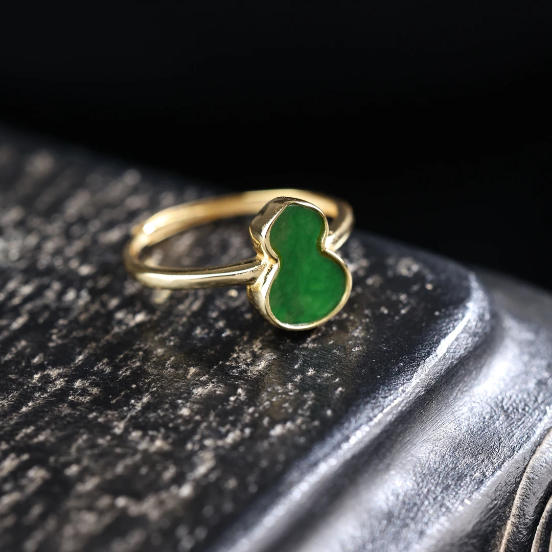 【举石臻品】TH0616-405-0120翡翠戒指（一件/含镶约11*8mm）X