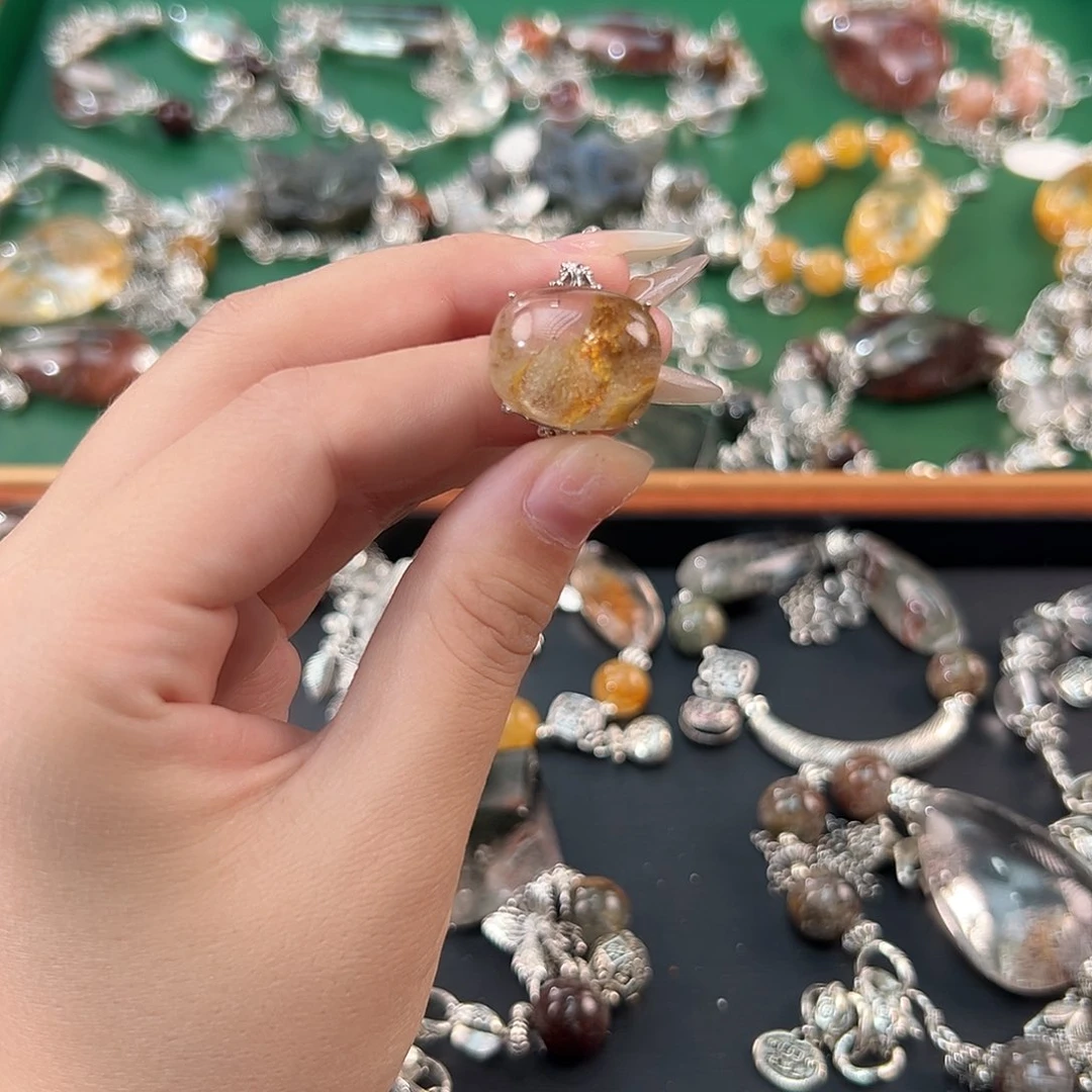 水晶手链合金梦***气手串