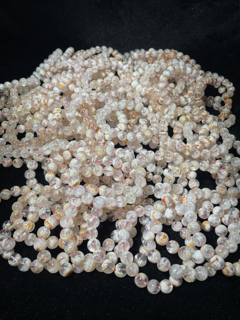 【小耿珠宝】雪花幽灵水晶手串（多样性发其一）