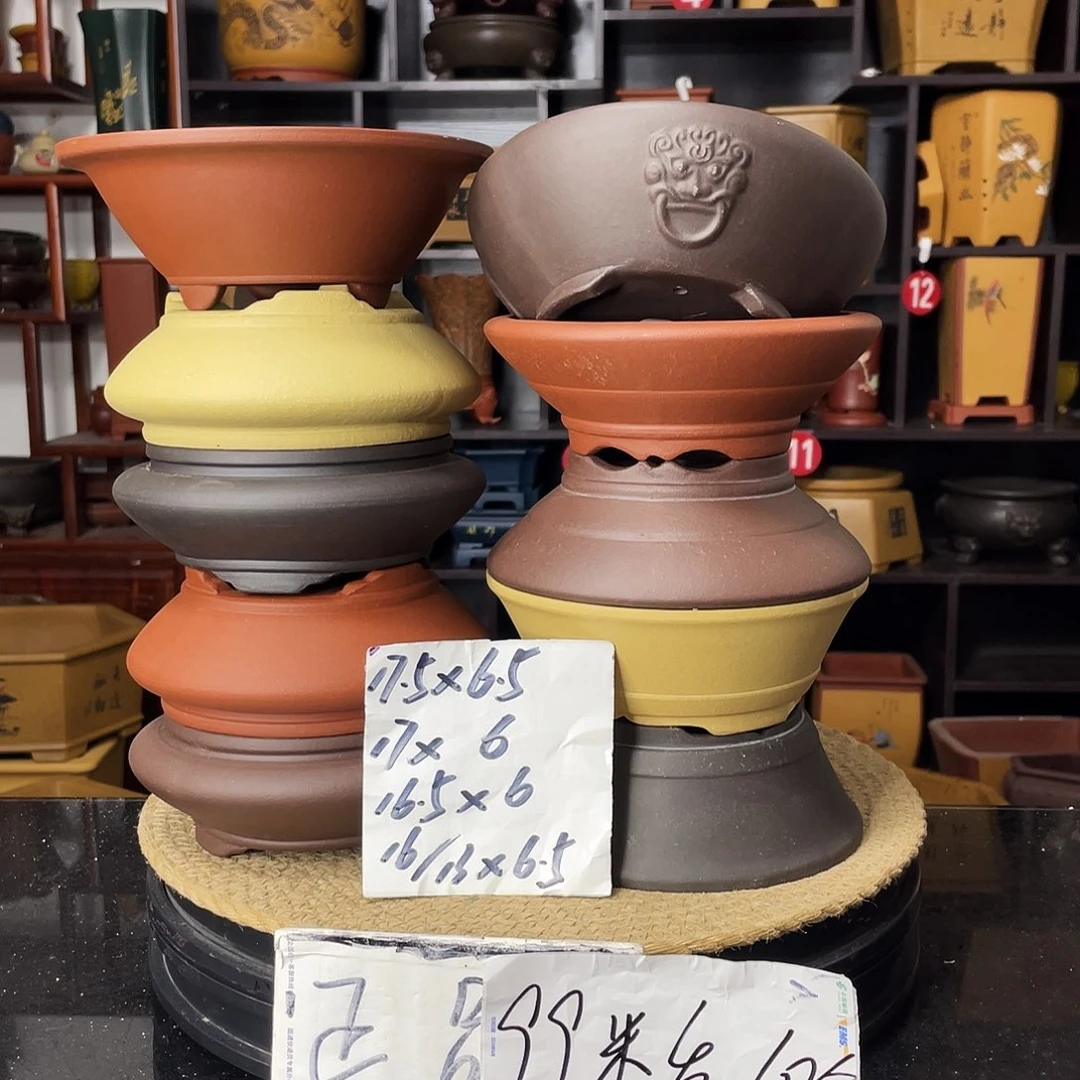 紫砂D-婉秋紫砂花盆