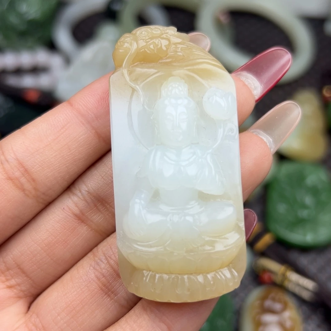 和田玉吊坠未镶嵌