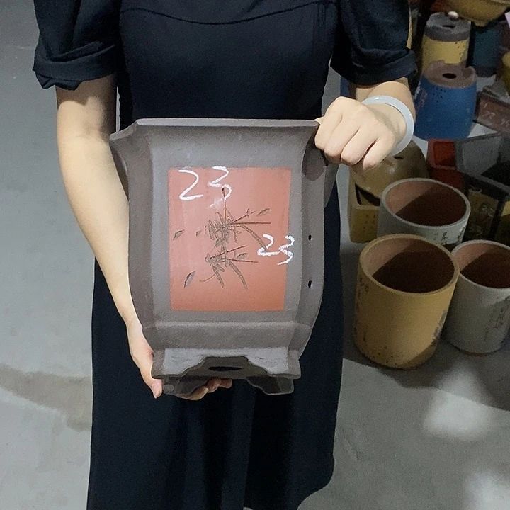 紫砂花盆紫砂花盆