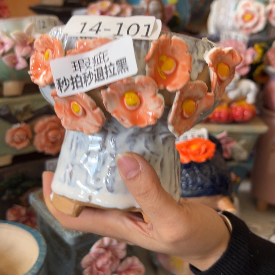 多肉花盆，满20发货爱退款拉黑