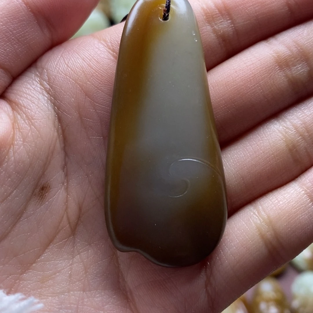 吊坠(不含链)未镶嵌和田玉（糖玉）*️***