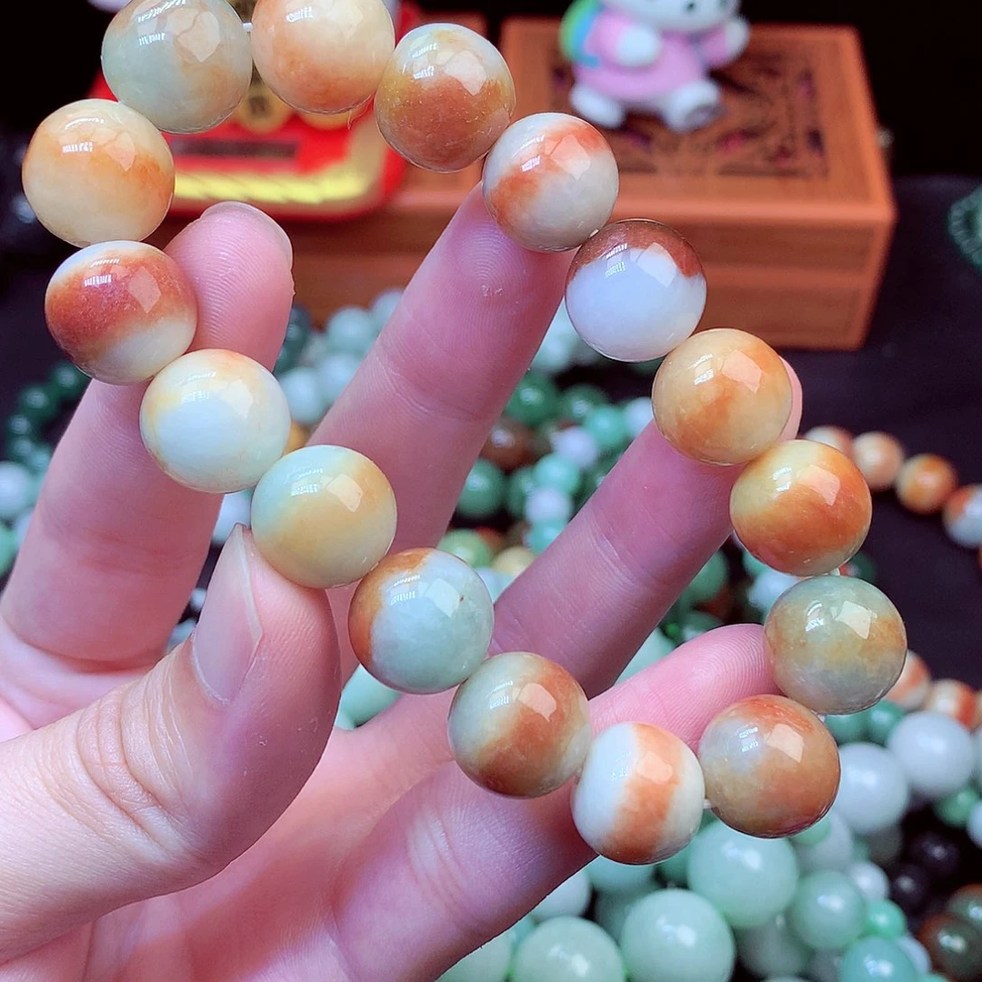翡翠未镶嵌毛衣链