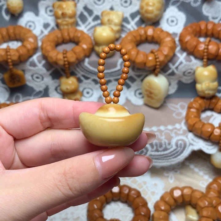 木质类跑环元宝配饰