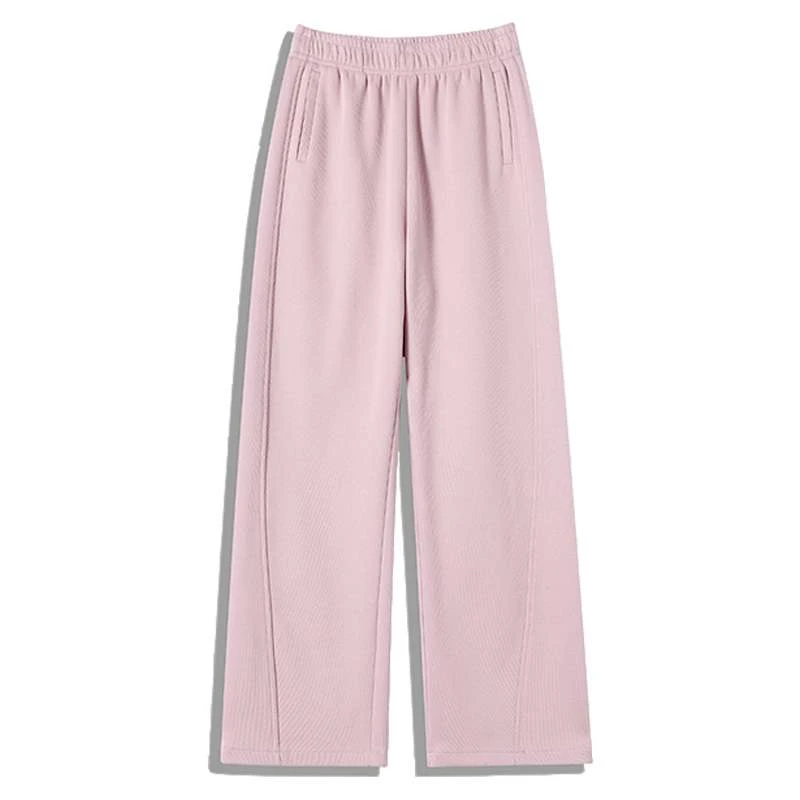 郑州女裤窄版香蕉阔腿裤女春秋2025新款小个子直筒休闲运动卫裤子