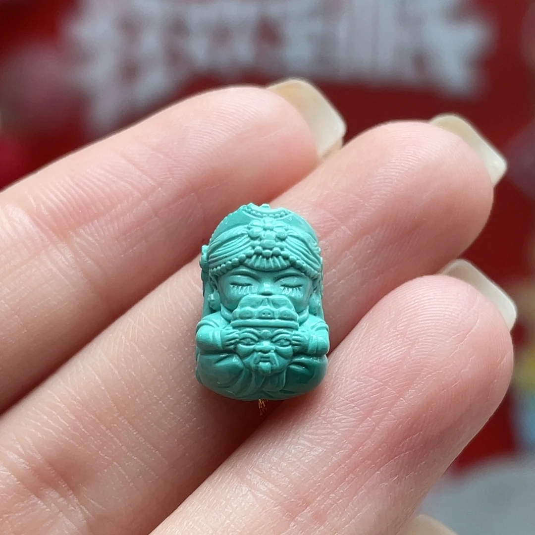 绿松石未镶嵌项链