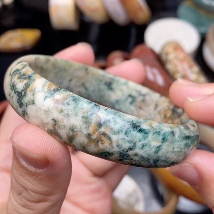 硅化玉颈饰未镶嵌