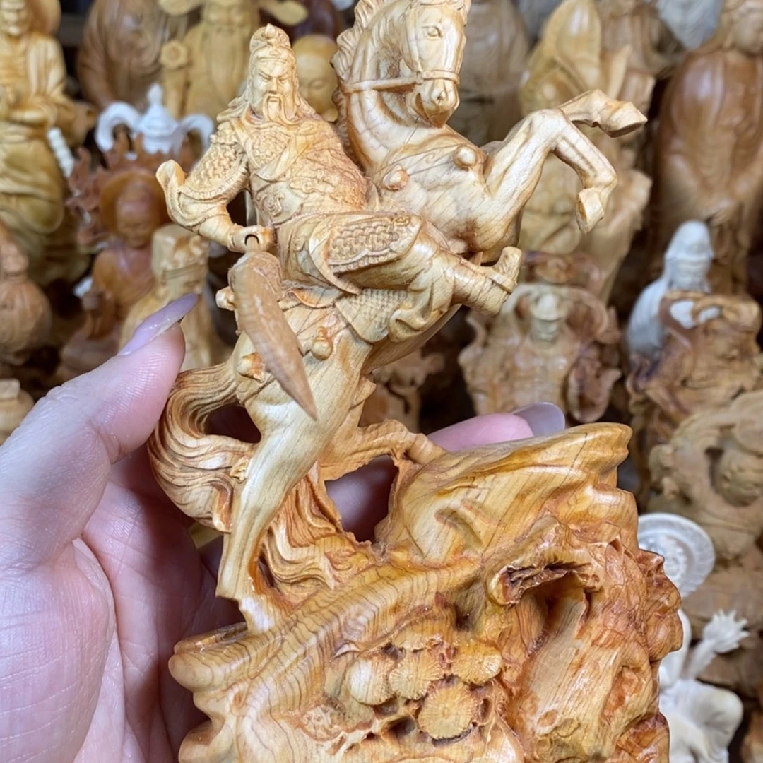 木崖柏15高骑马关公裂