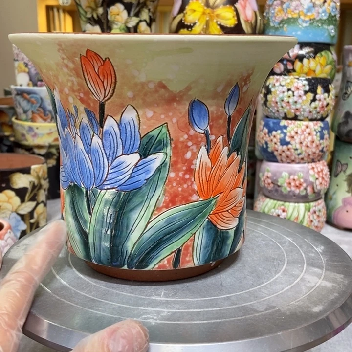 景德镇艺术手绘作品