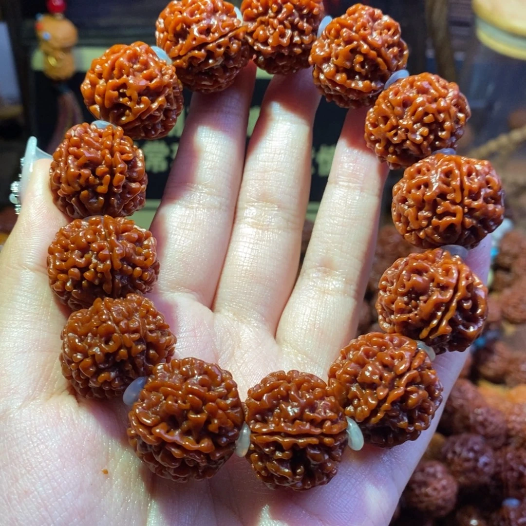 金刚菩提手串226原生态玉化