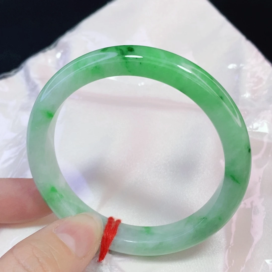 未镶嵌手镯翡翠53.3正圈