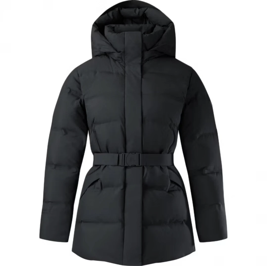 2025冬季新款小蛮腰腰带款羽绒服收腰三防轻奢鹅绒服