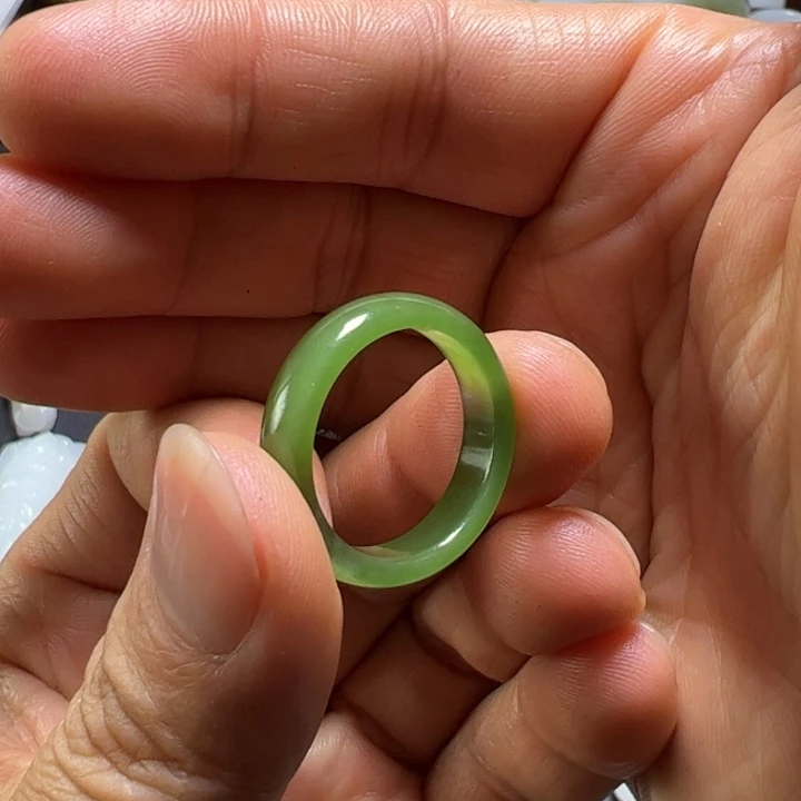 和田玉戒指19未镶嵌