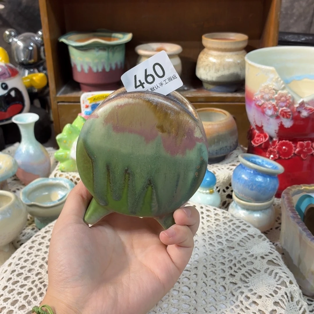 景德镇陶瓷花盆花盆小号