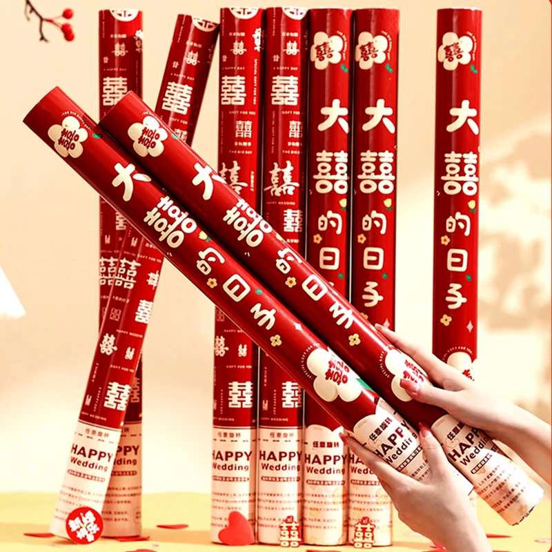结婚礼炮礼花筒婚礼喷花筒花瓣雨礼炮礼花筒接亲迎亲
