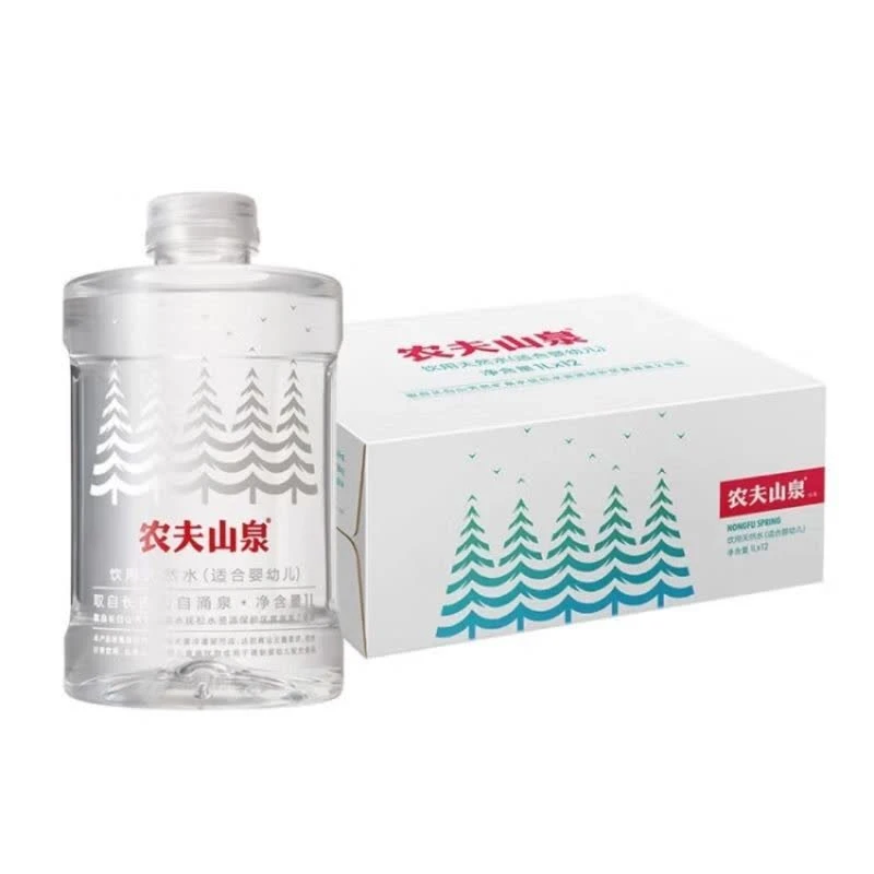 农夫山泉 婴儿水饮用水（婴幼儿水）1L*12瓶