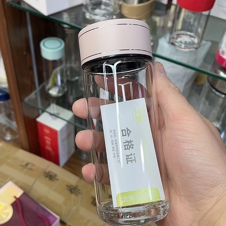 玻璃茶隔款华顺小容量粉色