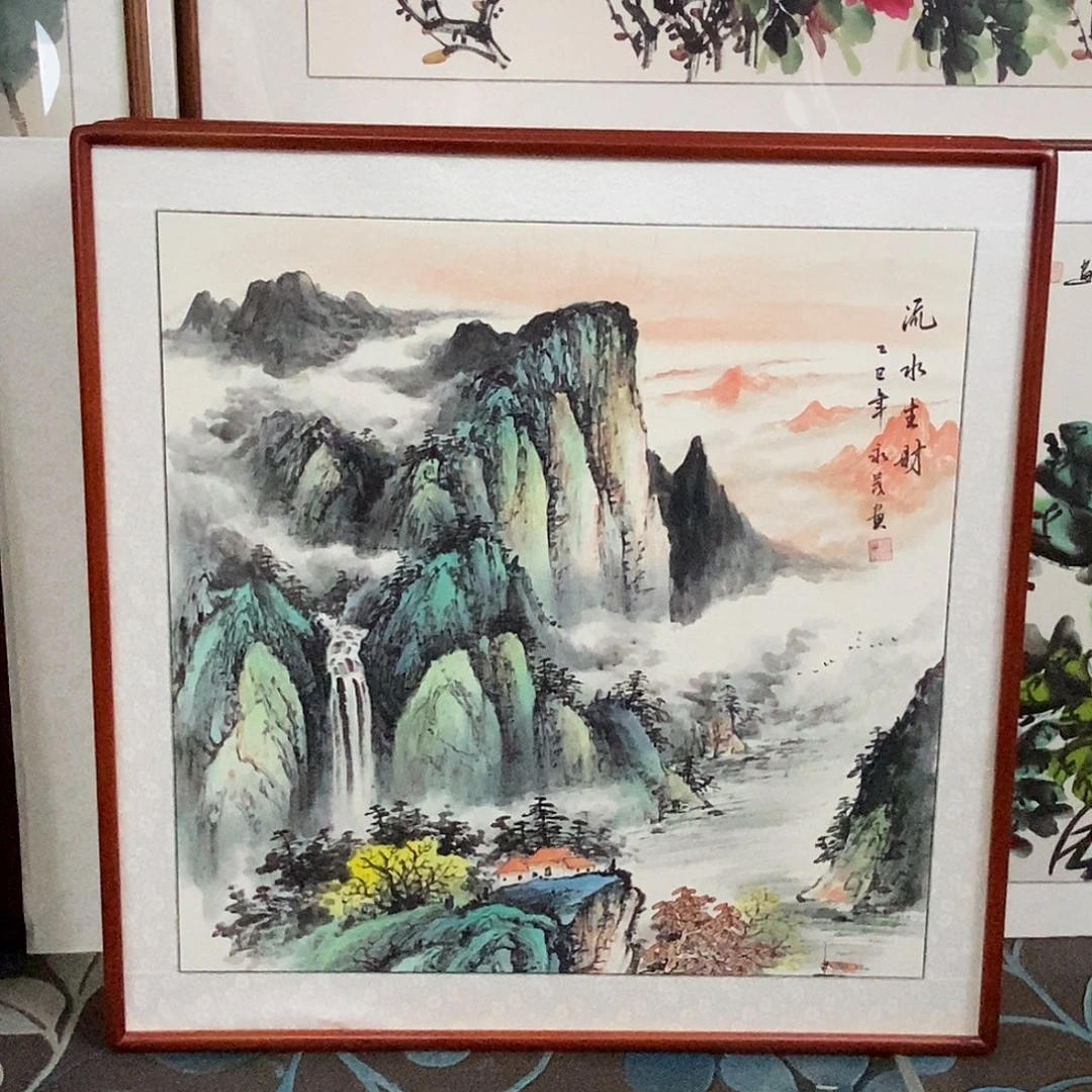 国画带框82✖️82厘米