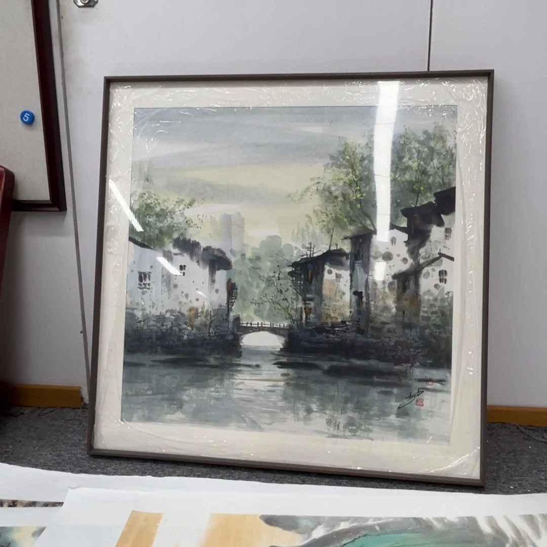 国画绘画作品多次参加全国68.68