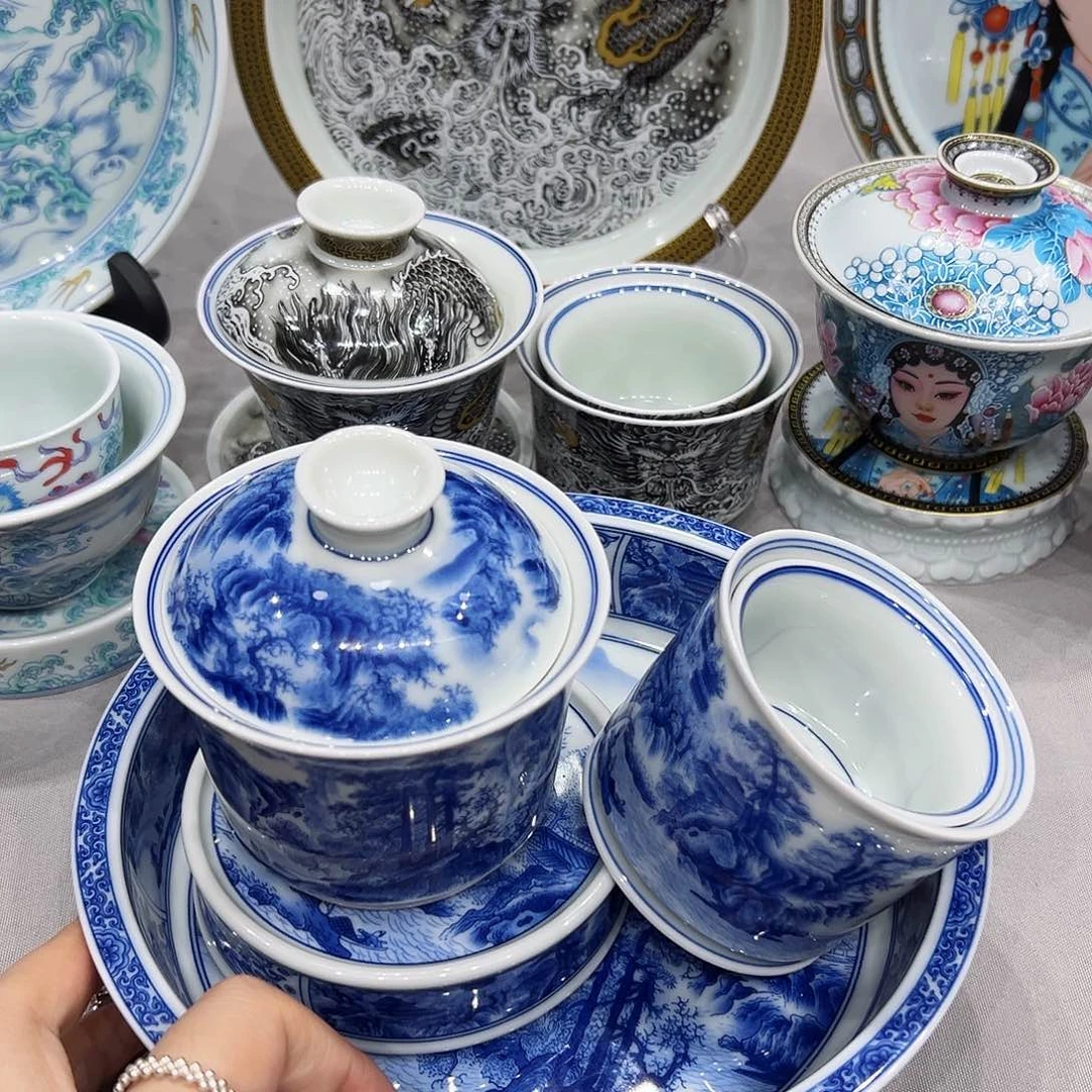 泥塑景德镇陶瓷博物展