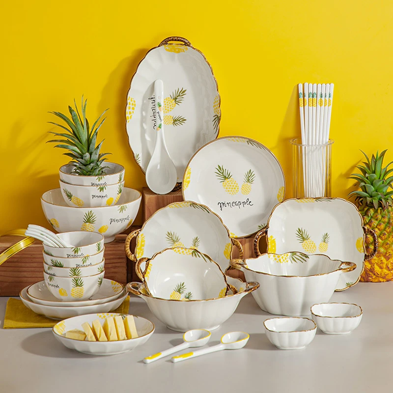 日式陶瓷盘子家用2024新款餐盘网红创意装菜盘碗碟子鱼盘餐具批发