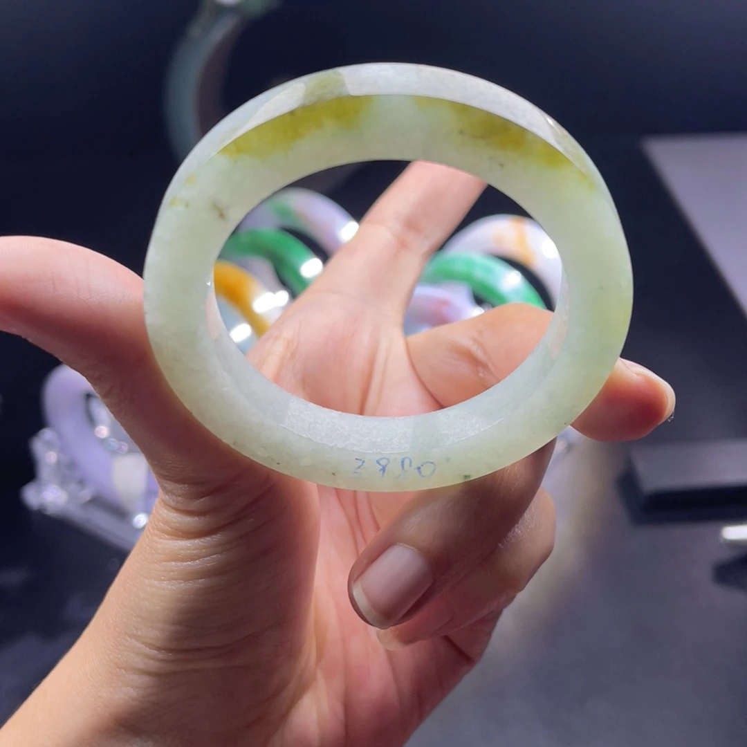 定制翡翠未镶嵌天然翡翠A货手镯