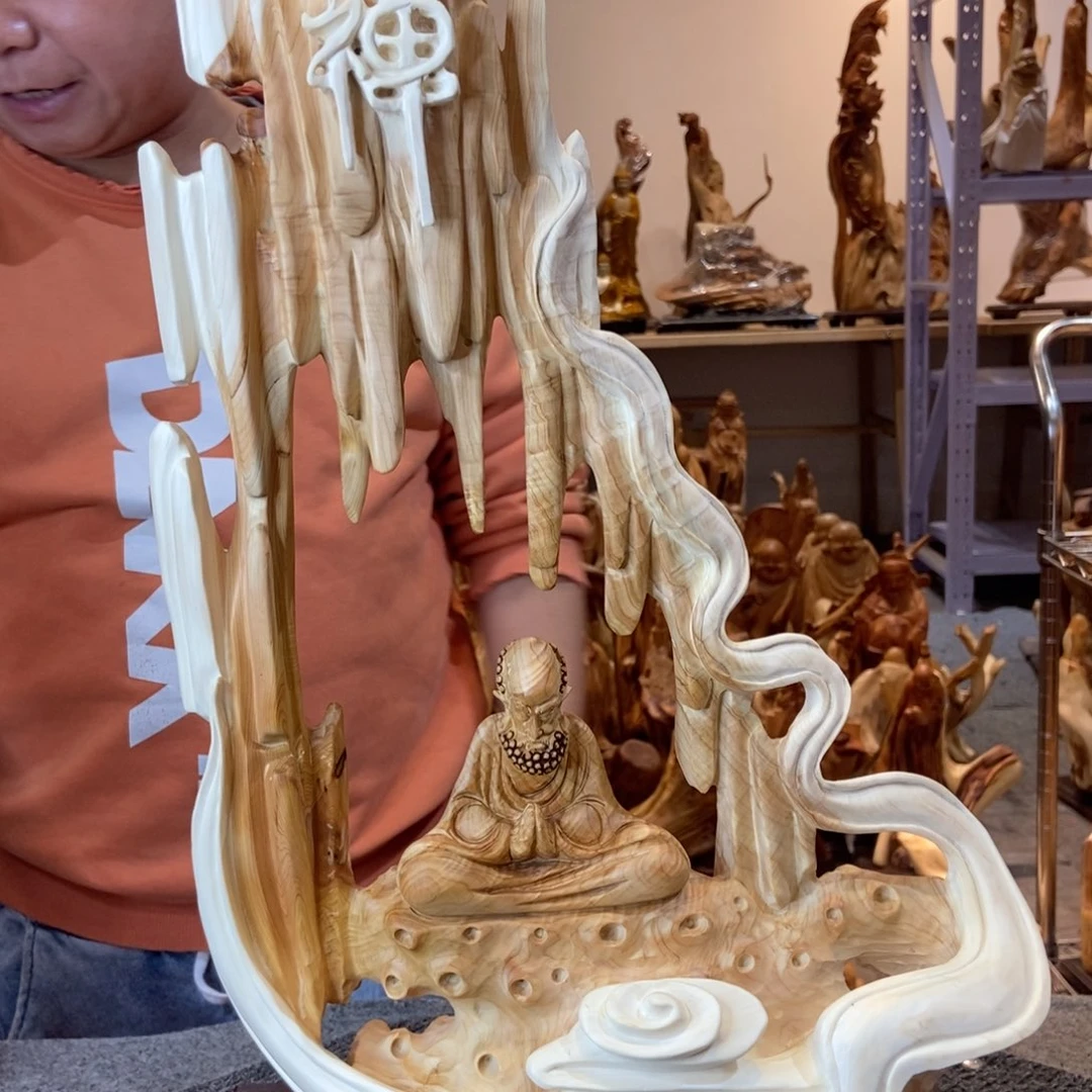 柏木（崖柏）太行崖柏根雕摆件