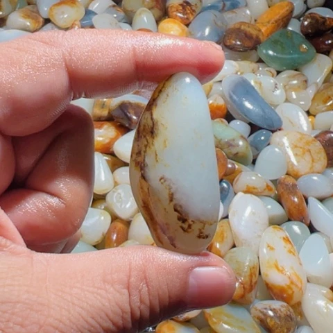 和田玉（糖玉）手链未镶嵌?***人8