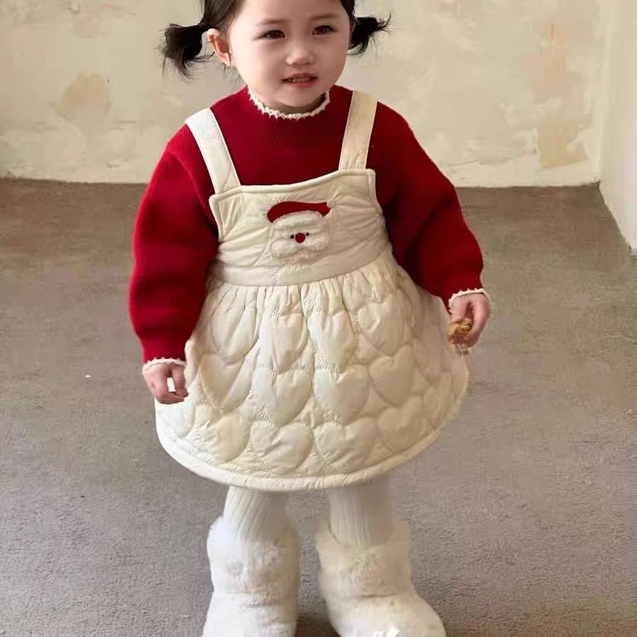 1039加绒雪人单件背带裤（以直播衣服为准）婴幼儿衣服