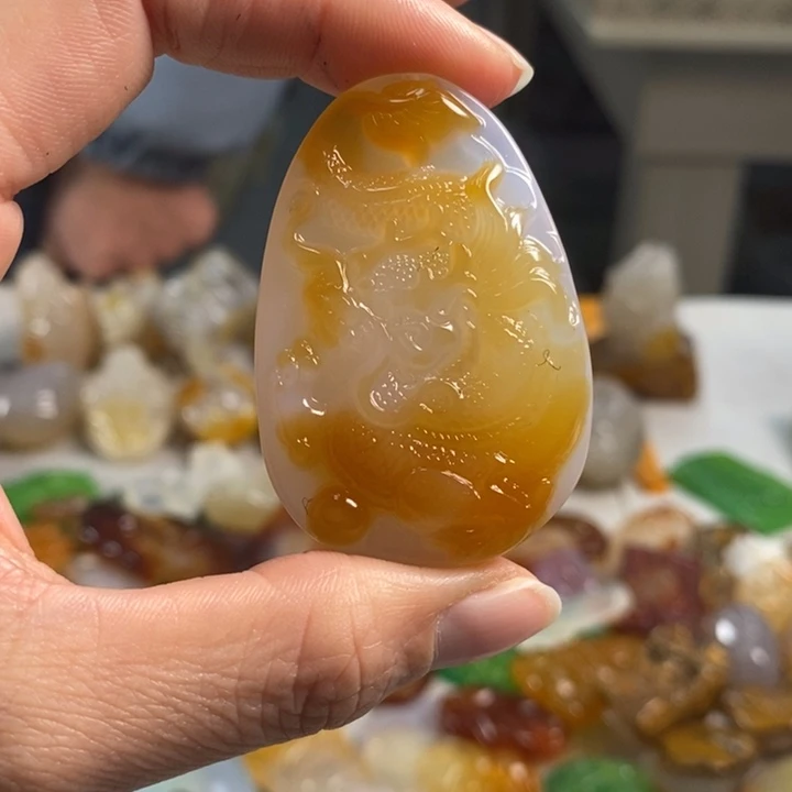 玛瑙/玉髓吊坠(不含链)未镶嵌