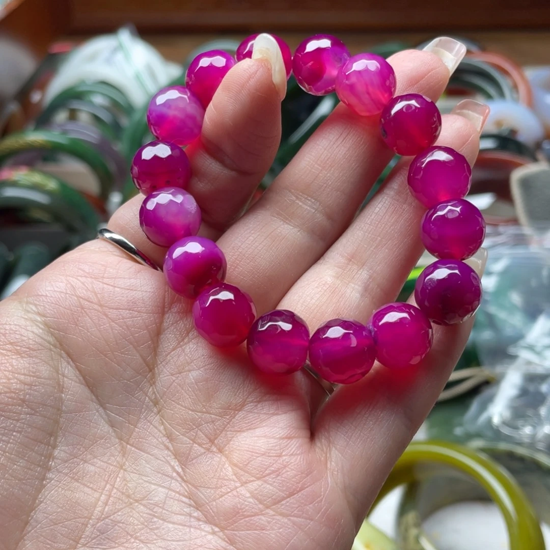 玛瑙/玉髓未镶嵌手链