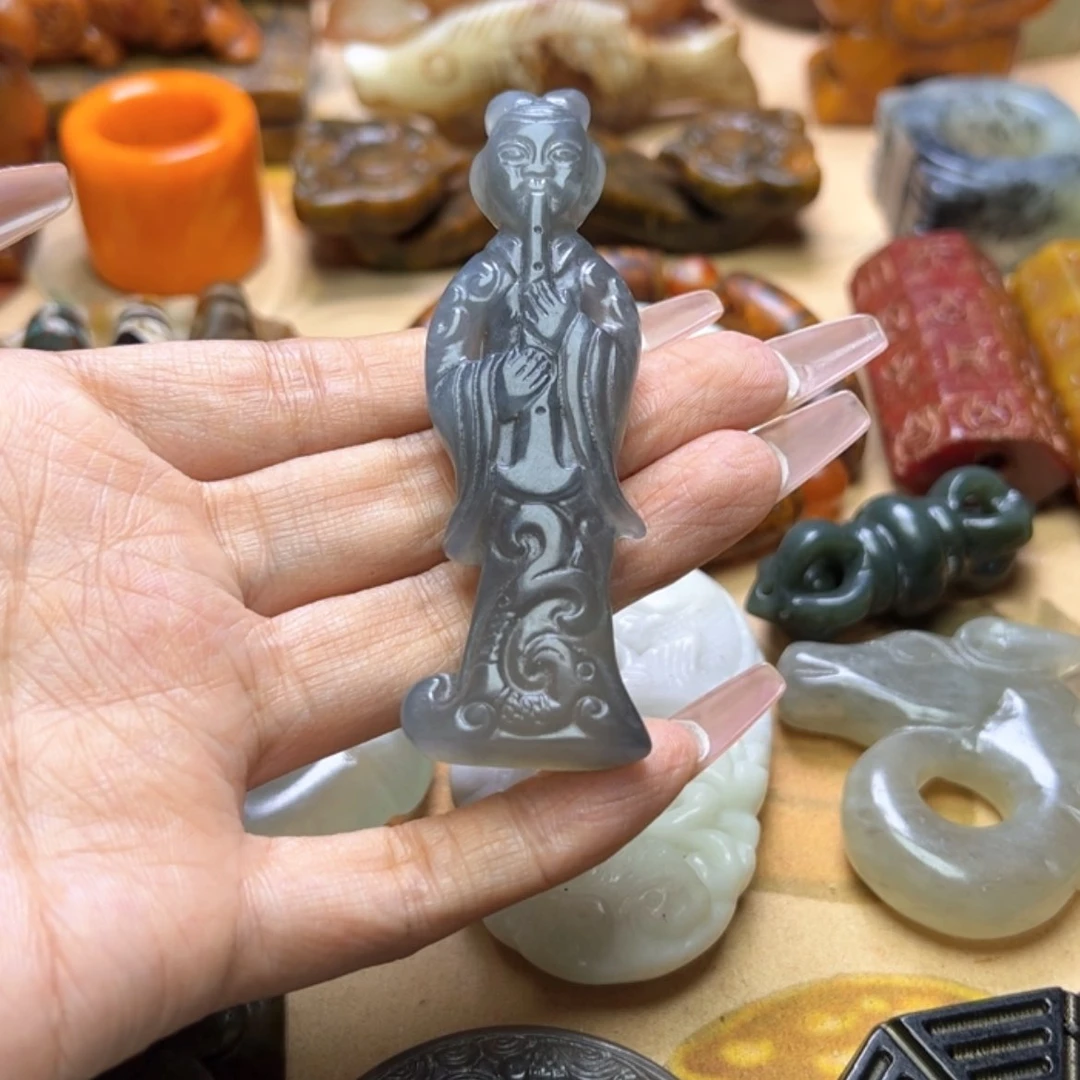 【闪购商品】蛇纹石玉颈饰未镶嵌