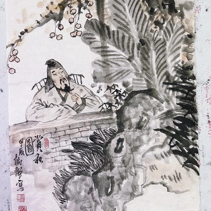 版画吴树强老师书画作品