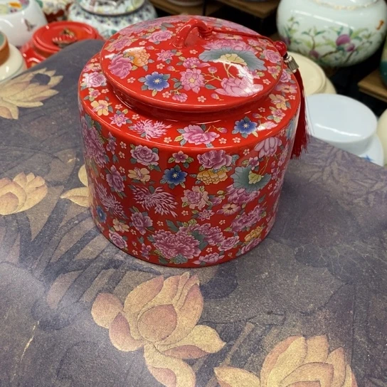 瓷片陶瓷茶叶罐密封罐