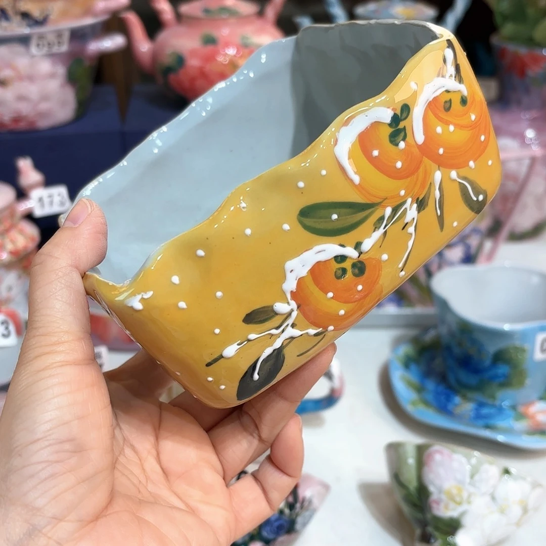 景德镇手绘高温釉下彩陶瓷茶具