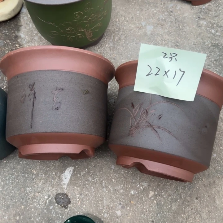 紫砂花盆特价商品