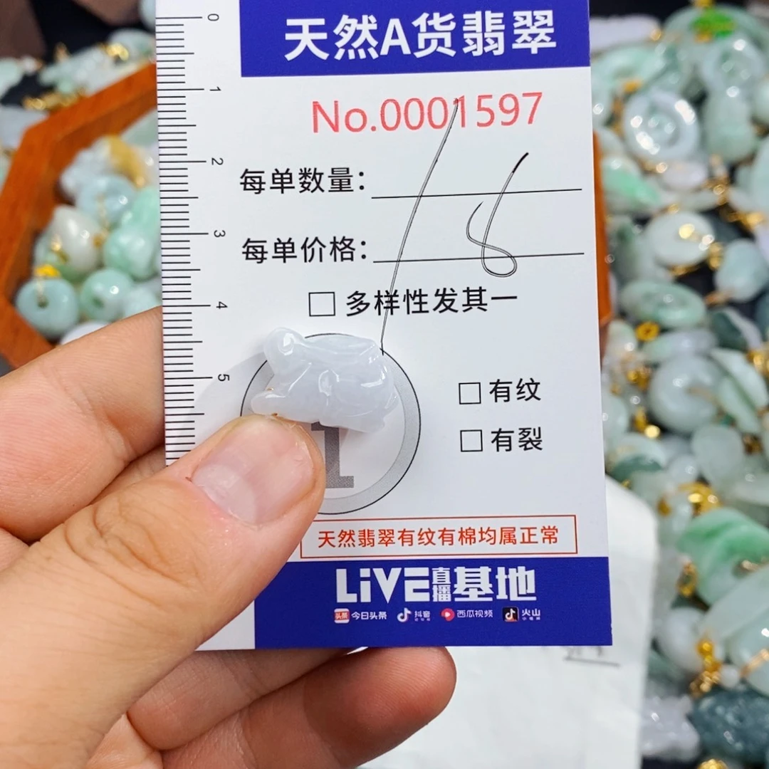 颈饰未镶嵌翡翠1597