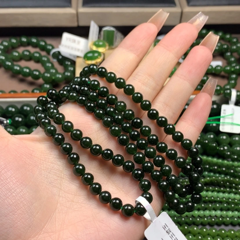 【闪购商品】和田玉（碧玉）颈饰未镶嵌6m