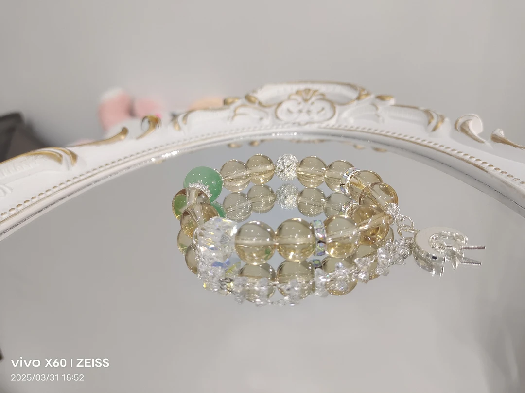 非金属仿水晶手链 原创限量版，透明手串，