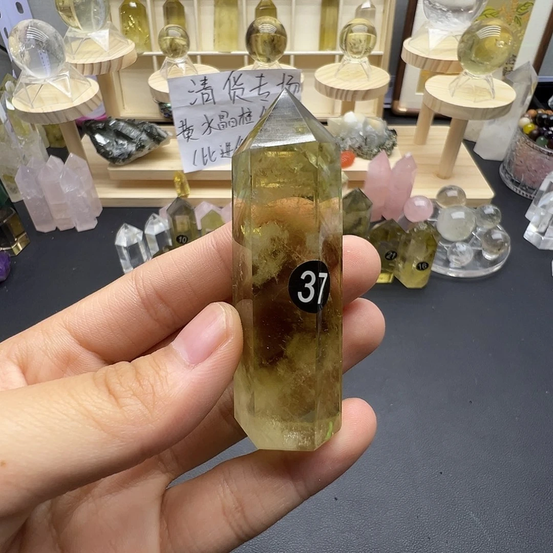 玉***龙水晶天然水晶半成品未镶嵌微瑕