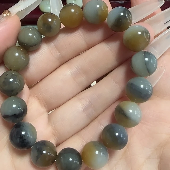 手链未镶嵌和田玉（糖玉）