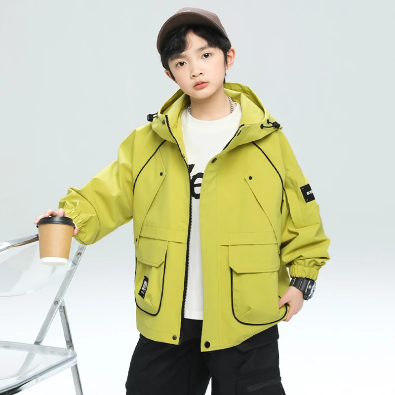 男童春秋款外套2025新款中大儿童男孩春装上衣酷潮【MD】A5125